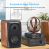 Fosi Audio Q5 DAC Converter USB Digital-to-Analog Adapter ESS9018K2M Decoder & Headphone Amplifier & Mini Stereo Preamplifier 4