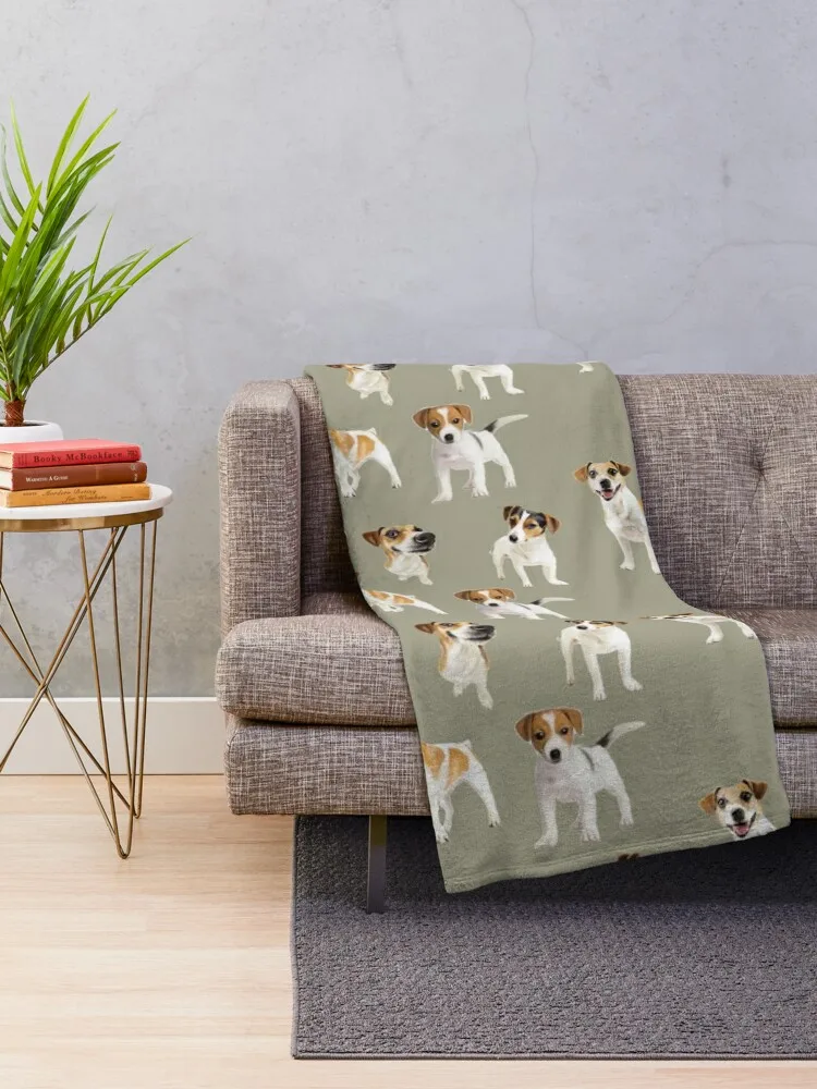 Jack Russell Terrier dogsThrow Blanket