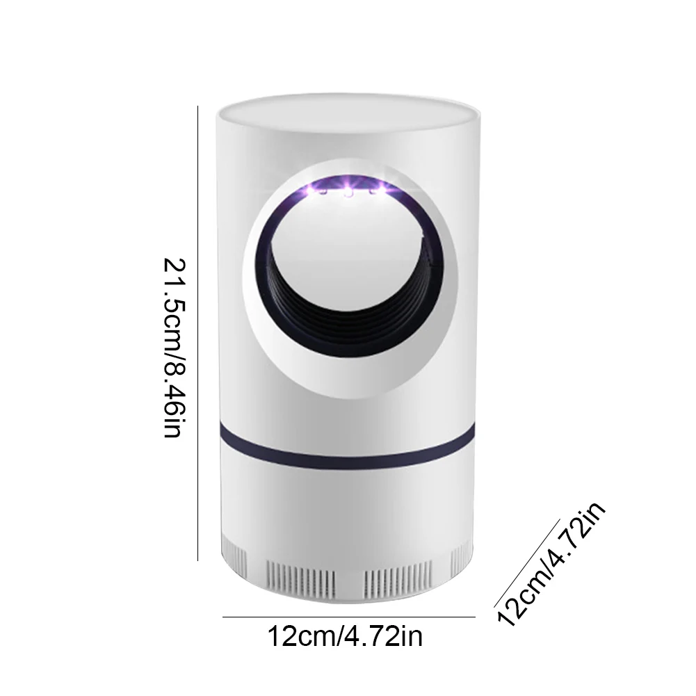 전기 USB 버그 재퍼 트랩 램프, 조용한 파리 해충 캐처 트랩, 파리 모기 킬러, 가정 사무실용 실내 버그 재퍼