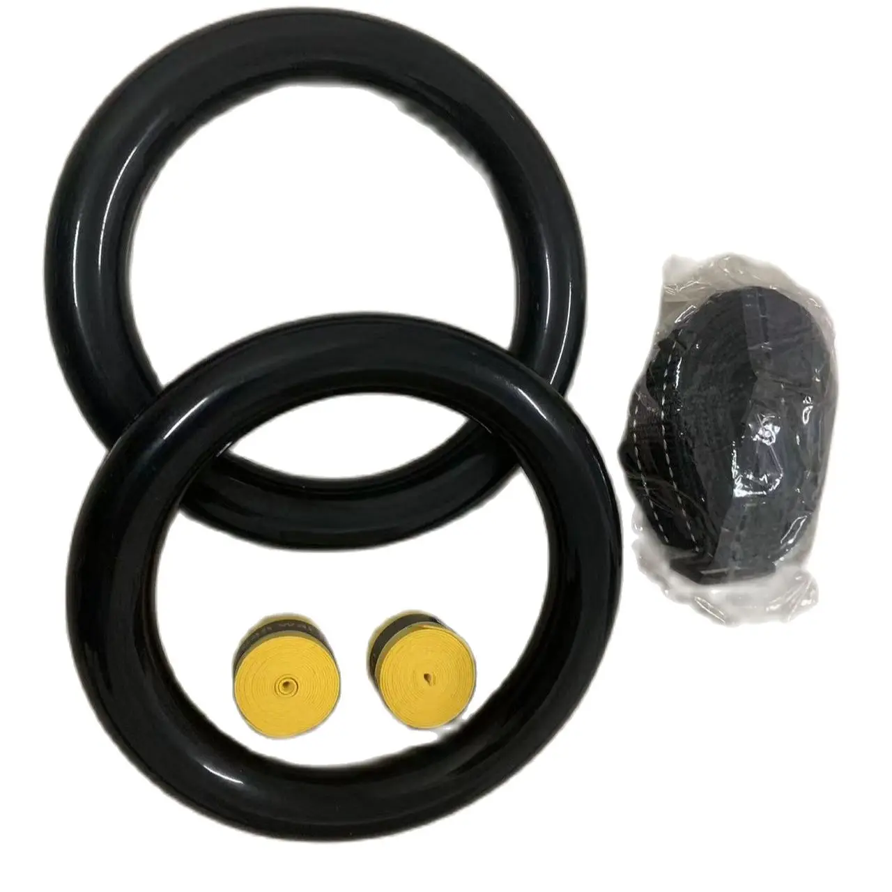 Gymnastic Rings 1000lbs Capacity 1/2M Adjustable Buckle Straps Pull Up Exercise Non-Slip for Home Fitness