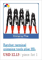 HS-D1 AWG24-10 (0.2-6.0mm2 ) Multifunctional automatic stripping pliers Cable wire Stripping Crimping tools Cutting cutter block plane