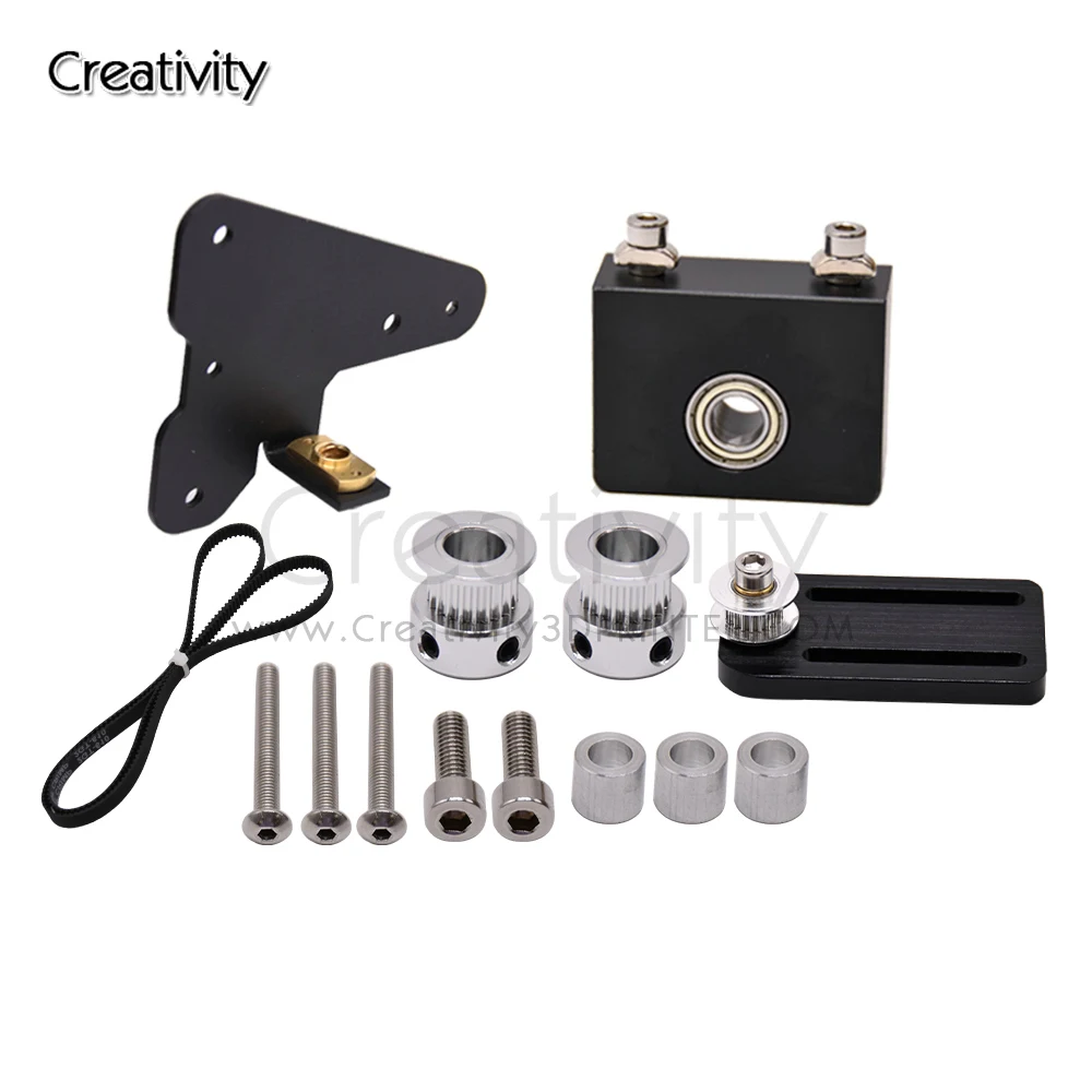 Peças de Hardware/Peças de Máquinas Creality Ender Impressora 3d Cr10 Duplo Eixo z Kit de Atualização Dupla Polia Tensão z Conjunto - Imagem 3