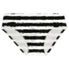 Men'S Korean Fashion Briefs Bathing Suit Youth Stylish Striped Print Shorts Low Waist Drawstring Swimwear Beach Vacation Trunks 5