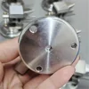 304 Stainless Steel Mini Bench Pliers With anvil 1 Inch Adjustable Desktop Clamp with Swivel Base DIY Handmade Watch Repair Tool 4