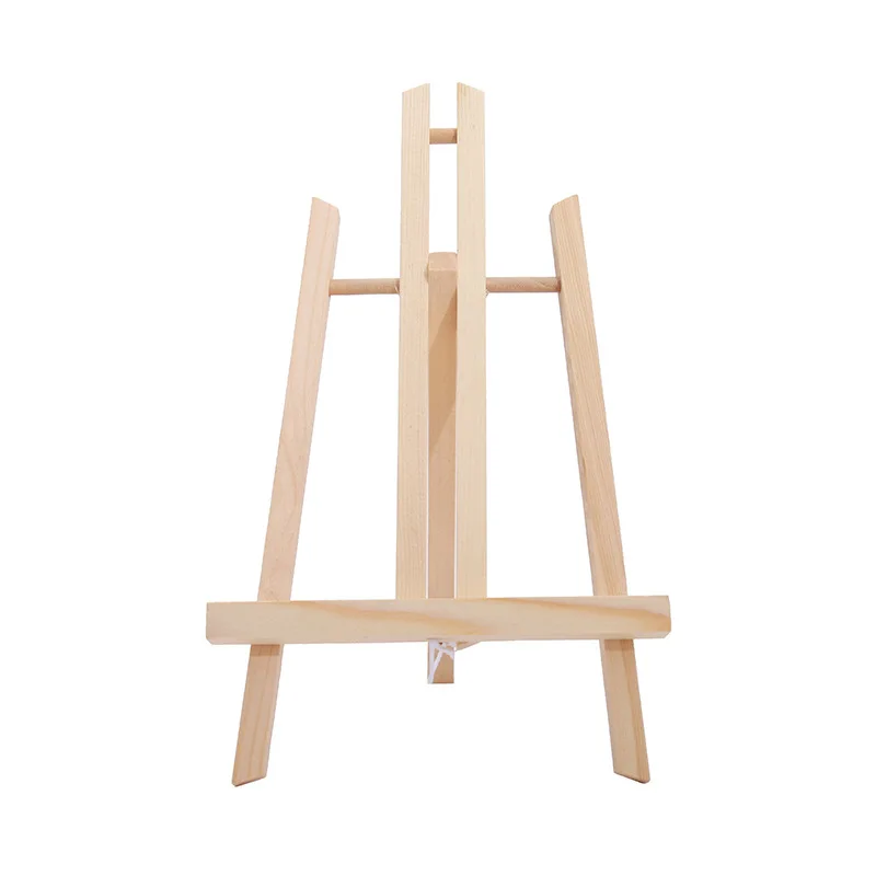 30 40 50Cm Easel High Quality Pine Mini Small Easel Tripod Solid Wood Easel  Kids Artboard Stand Wholesale