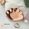 Tray Stainless Steel Shell Jewelry Plate Girl Small Bedroom Cosmetic Storage Plates Household Metal Trays Decorative Accessories 3