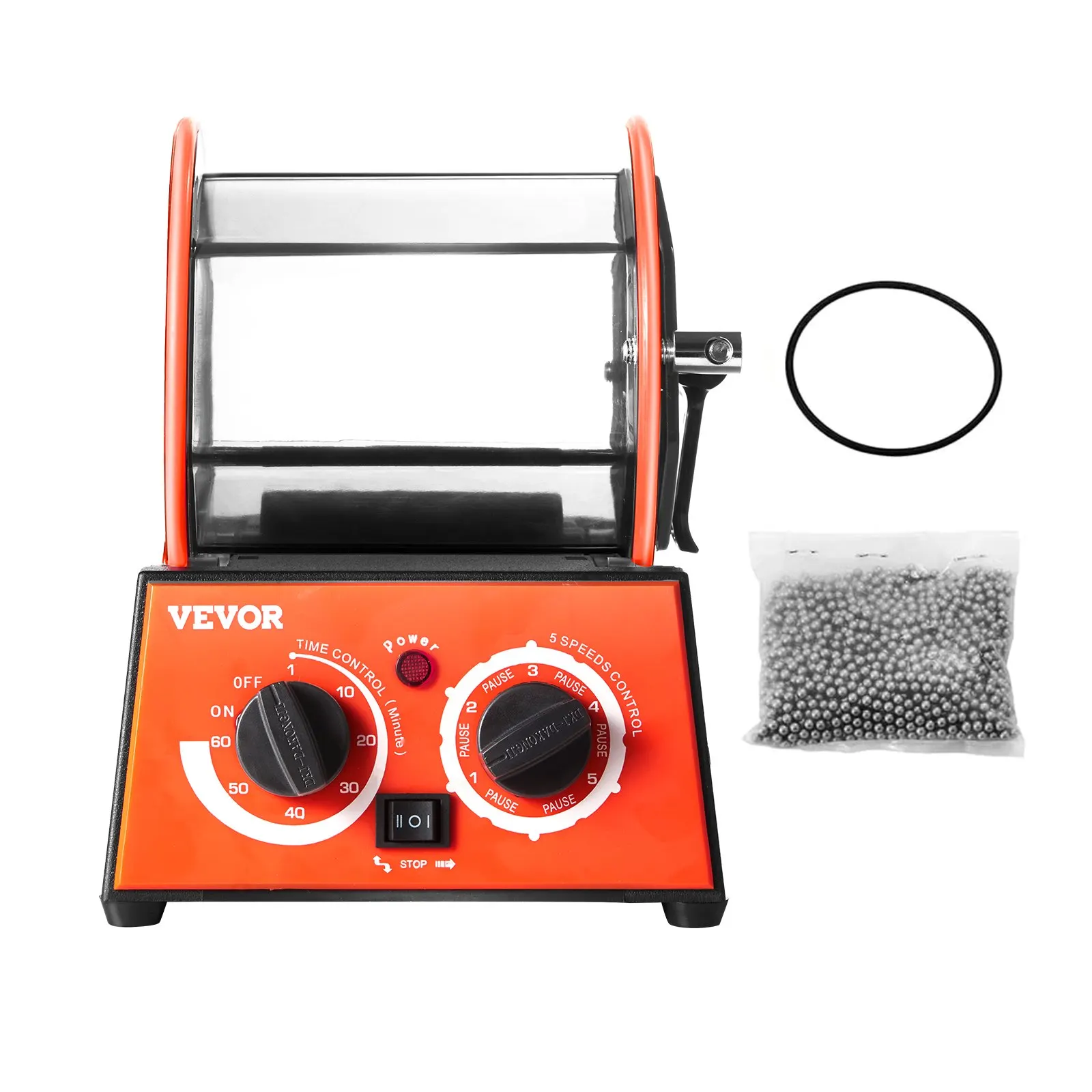 Rotary Tumbler Surface Polisher Jewelry Drum Polishing Machine VEVOR 3kg 5kg jewelry polisher