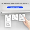 Kitchen Takeaway Clip Organizer with Pen Tray Bill Receipt Punch-Free Menu Clip Wall Mount Restaurant Aluminum Ticket Holder 2