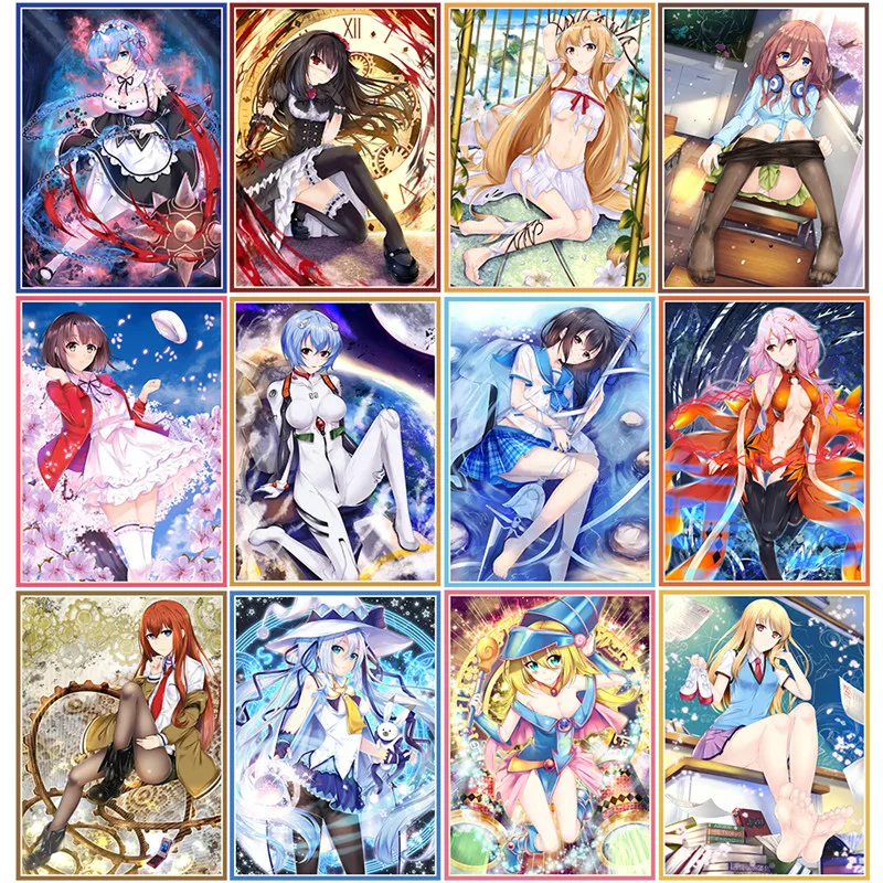 

Yu Gi Oh Sister Set Kuangsan Rem Yuri True White Sanjiu Ayanami Kato Megumi Anime Card Set