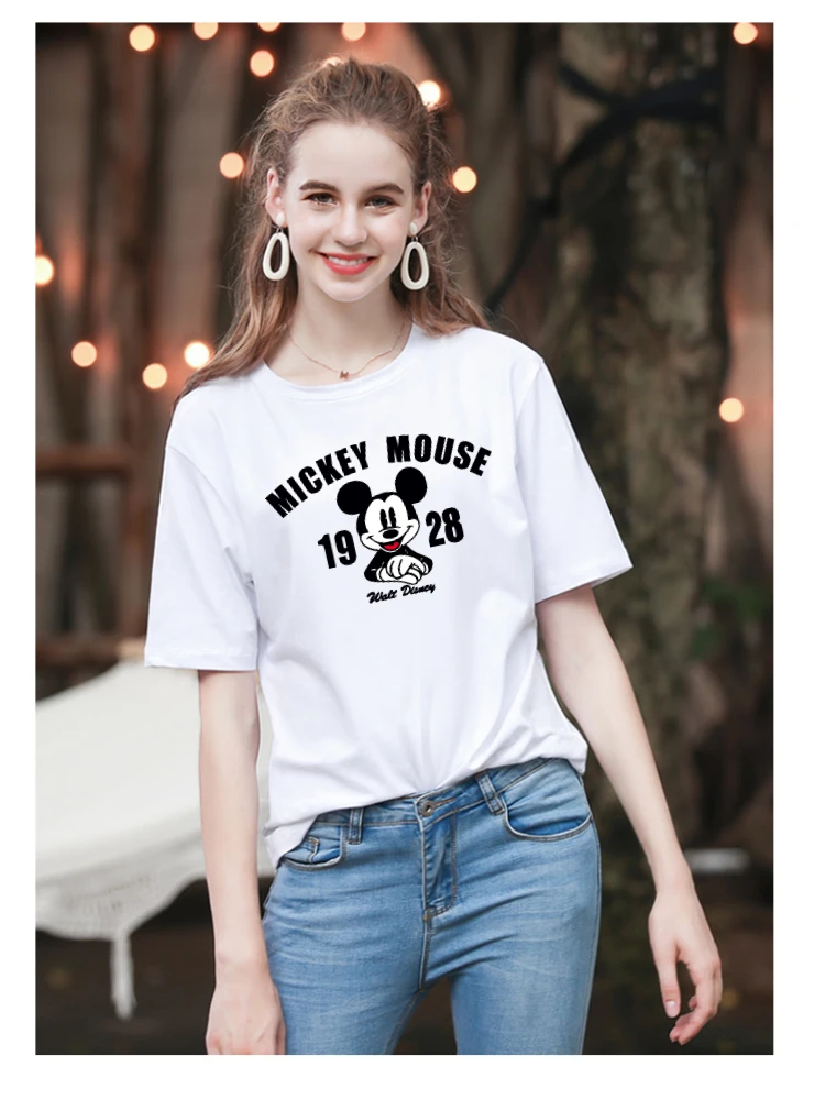 Disney Womens Mickey Mouse Vintage T Shirt 