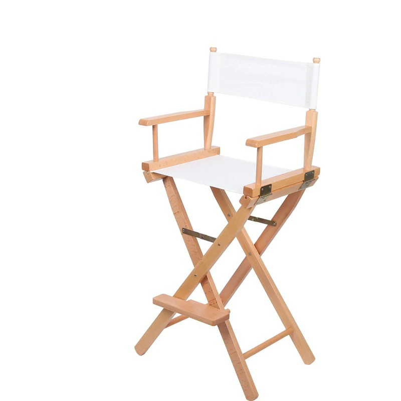 

Universal Solid Wood Director Chair Folding Wood Outdoor Casual Canvas Bar Make-up Office Fishing Beach Chai Portable Chair
