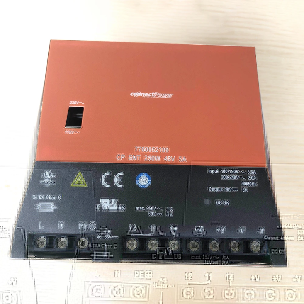 

Новый блок питания 7760052109 CP SNT 250 Вт 48 в 5 А для Weidmuller
