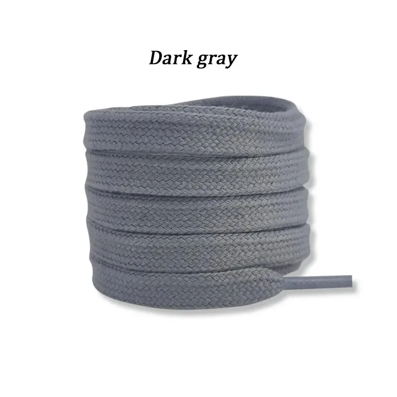 Vibrant Solid Color Cotton Shoelaces for All Ages - Variety of Lengths