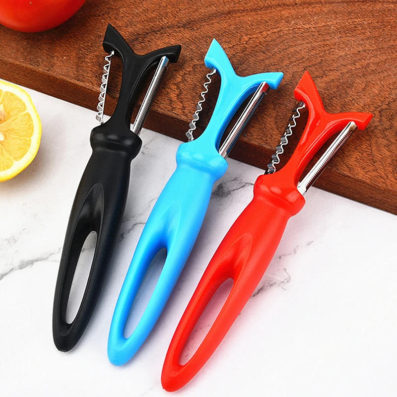  Kitchen Food Peeler,Vegetable Peeler,Stainless Steel Blades  with Non-Slip Handles Peeler for Potatoes/Carrots/Apples/Oranges/Cabbage  and Other Vegetables & Fruits(Set of 3): Home & Kitchen