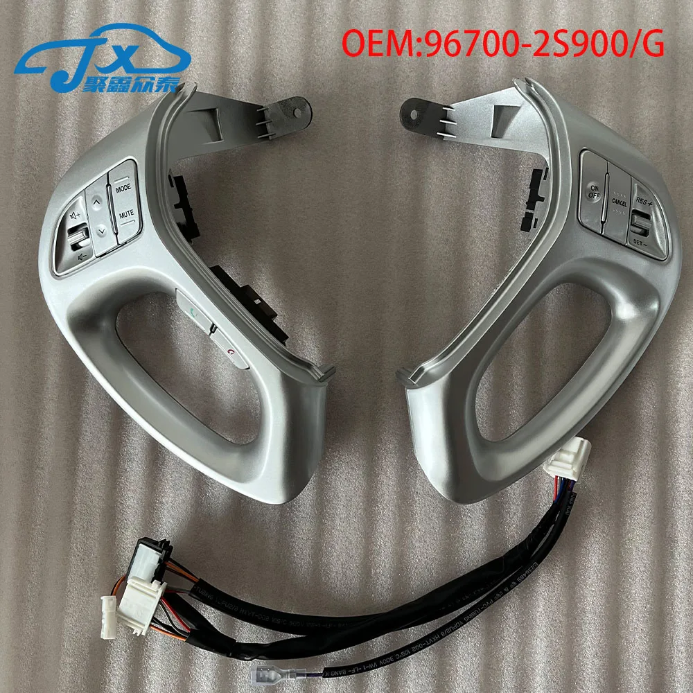 Bouton De Volume De Commande Au Volant De Voiture, Interrupteur à Clé De Régulateur De Vitesse, Adapté Pour Hyundai Veloster, Elantra, Laf.C., 96720-J1200, 96710-J1100