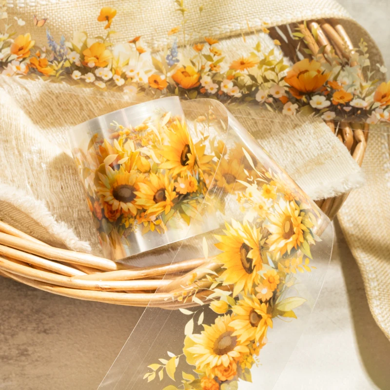 Nastro Adesivo Floreale - Decorativo Farfalle Per Scrapbooking