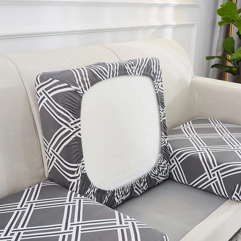 Elegant Floral Stretch Sofa Cushion Cover