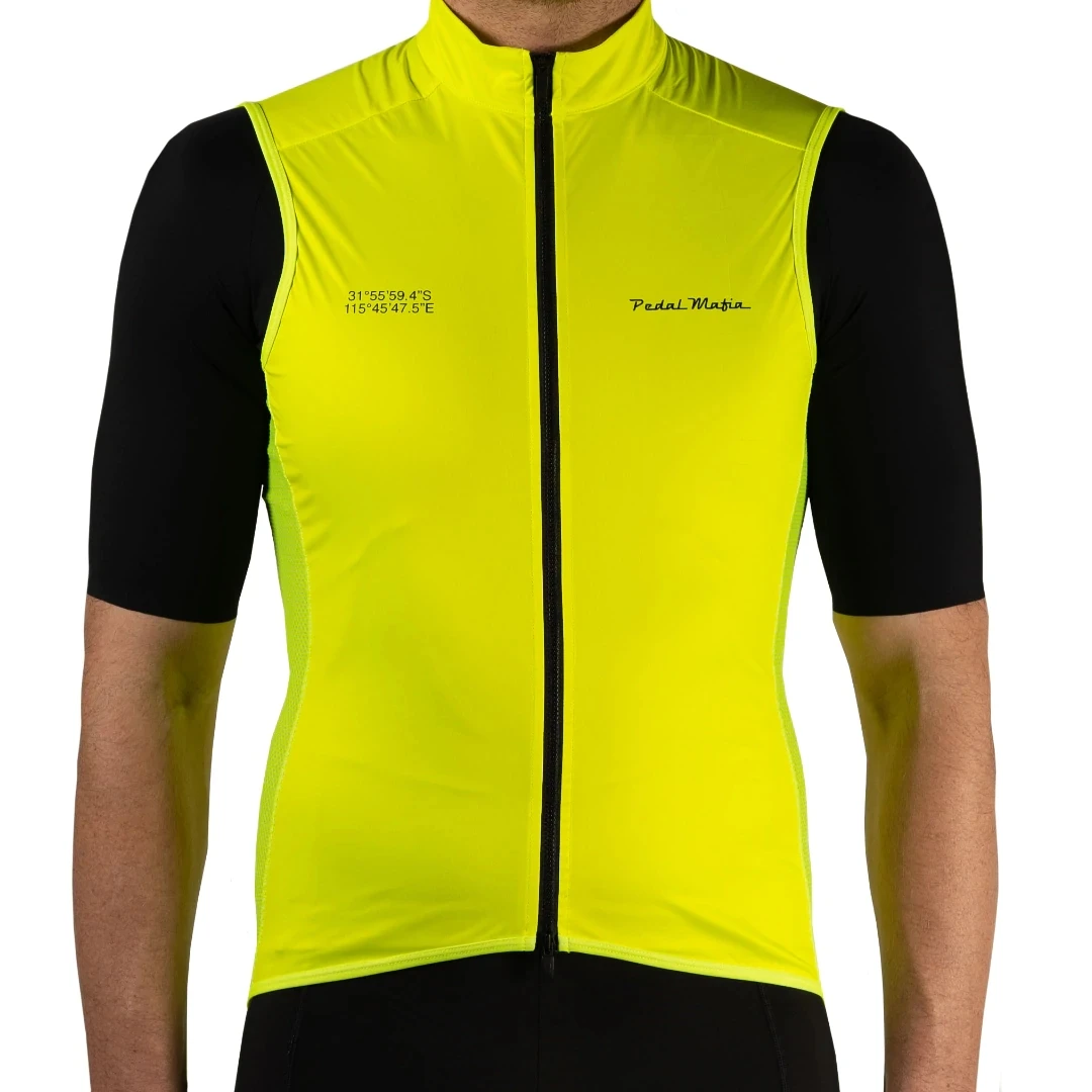 PMCC Cycling Men's Sleeveless Vest Windproof/Waterproof Bicycle Gielt Chaleco Ciclismo Cortavientos Ciclismo Hombre Winter