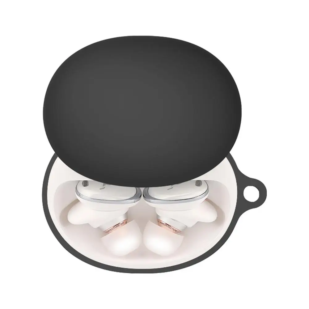 Silicone Protective Earbud Case with Carabiner Attachment