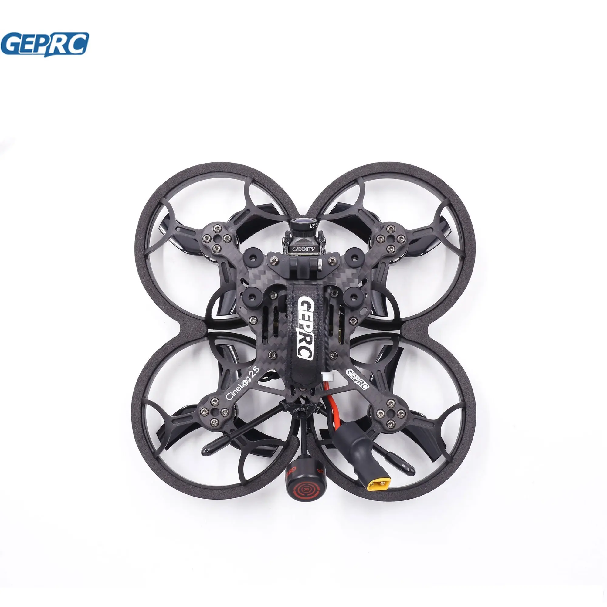 

GEPRC CineLog 25 аналоговый CineWhoop Дрон Caddx EOS2/Runcam Nano2 Camera GEP-20A-F4 FC GR1404 4500kv для радиоуправляемого FPV квадрокоптера дрона