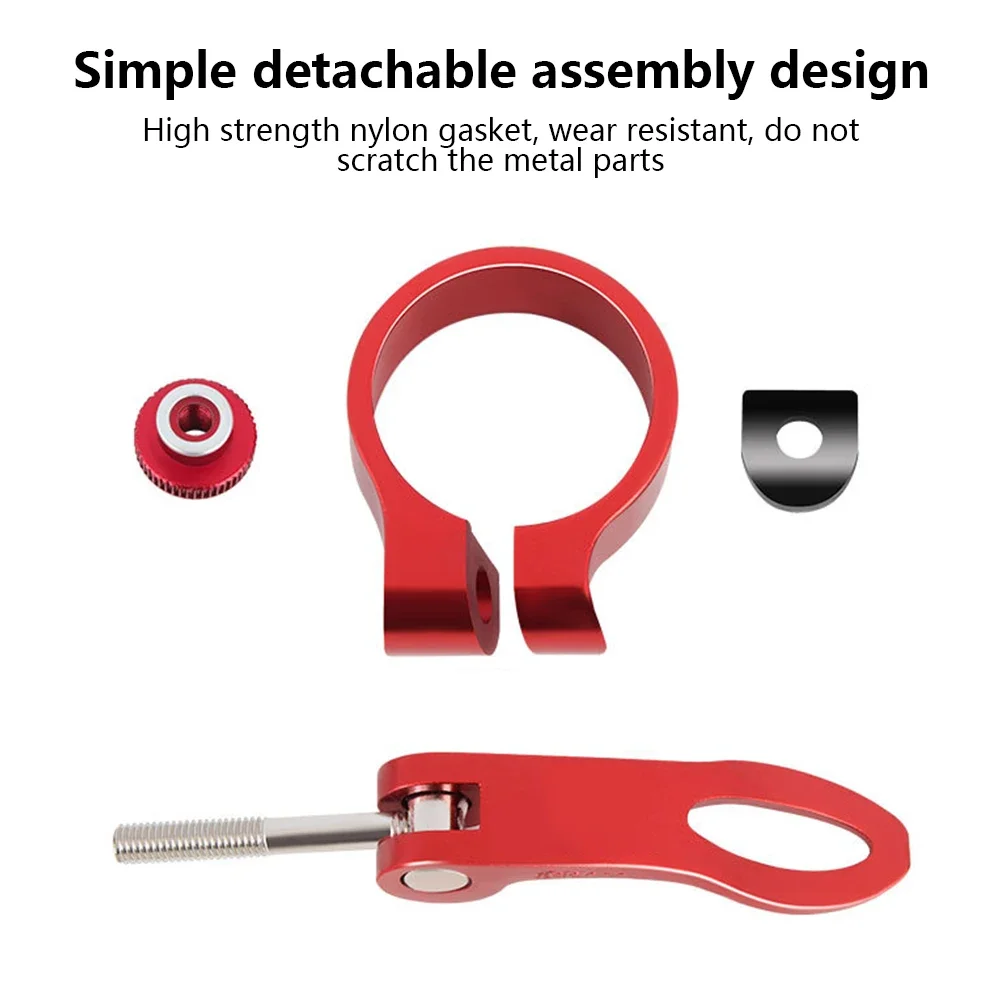 28.6/31.8/34.9MM Alloy Bike Seat Post Clamp Quick Release Mountain MTB BMX Road Bicycle Universal Saddle Seatpost Clamp Ring
