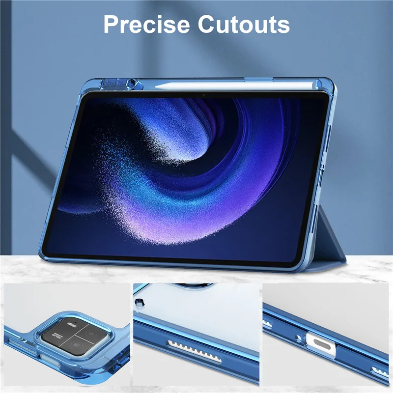 Smart Tablet Funda For Xiaomi MiPad 6 Pro Case With Pencil Holder Shell For Xiaomi Pad 6 Pro Case 2023 11 inch For Mipad6 Cover_voghion.com