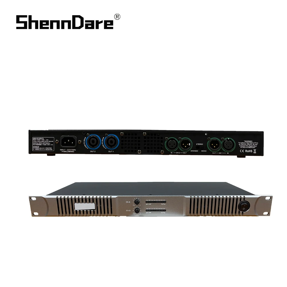 Professional 250W/350W Digital Power Amplifier 2 Channel Audio Amplifier Stage Audio Speaker Power Preamps For Karaoke Subwoofer