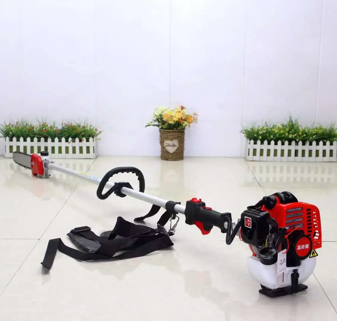 1.5M 1E34F Power High Branch Saw 25.4CC Lawn Mower High Altitude Branch Pruner Gasoline Telescopic Garden Tool 6