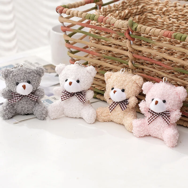 MAGICLULU 12Pcs Mini Portachiavi Farcito Orso Peluche Peluche
