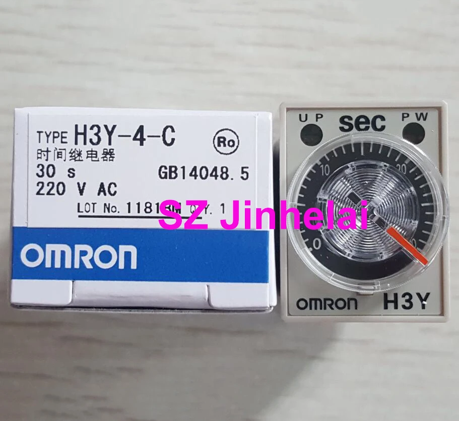 omron h3y 4 c ac220v autentico original atraso rele 01