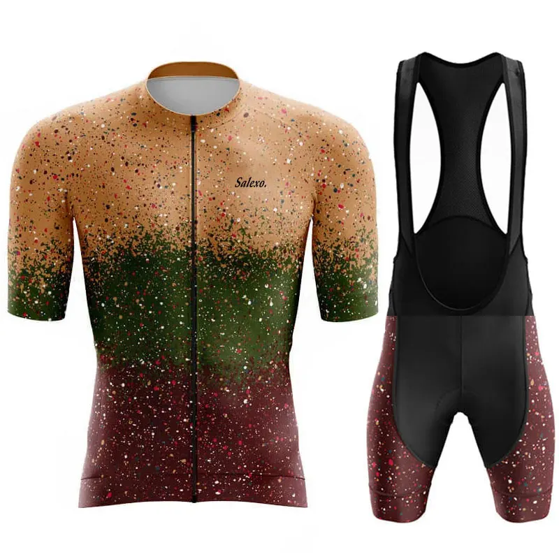 2024 Salexo Cycling Jersey Sets Men's New Summer Bike Clothing Short Sleeve MTB Bike Suit Bicycle Clothes Ropa Ciclismo Hombre 4