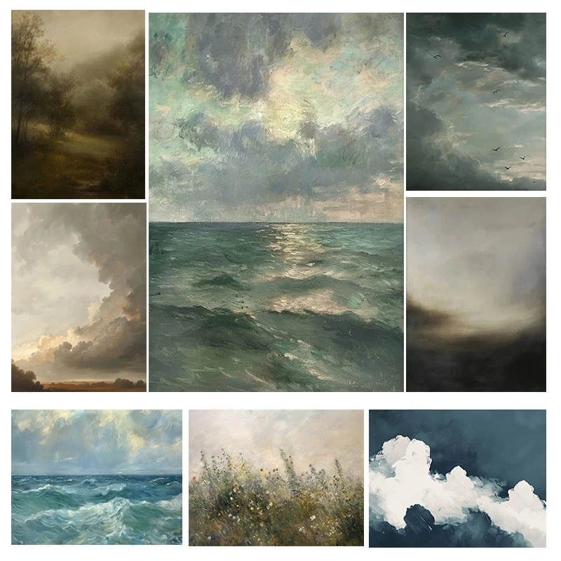 Cloud Landscape, Forest Paintings 1