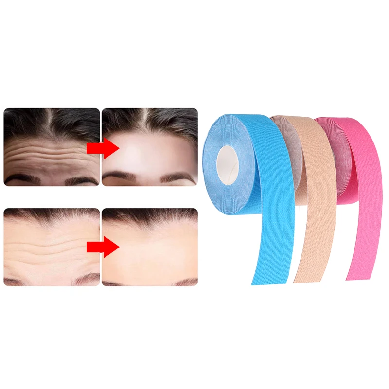 Kinesiology Tape for Face V Line Neck Eyes Lifting Wrinkle Remover Sticker Tape Facial Skin Care Tool Bandagem Elastica 2.5CM*5M