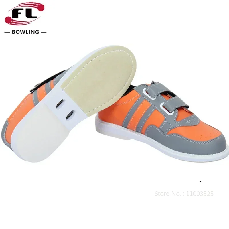 Large Size 34-48 Bowling Shoes for Men Women Professional Sneakers Couple Models Breathable Leather Bowling Shoes Fitness