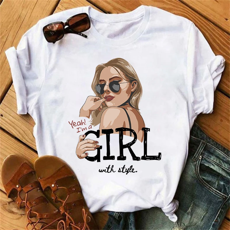 

2023 summer men's and women's high-quality cotton T-shirt pattern printed women's round neck casual short-sleeved top clothing