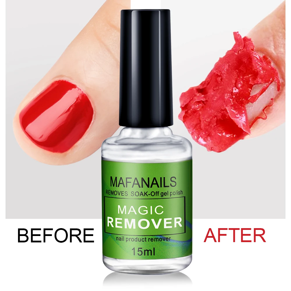 15ml/bottle Nail Gel Remover Polish Soak-Off 3 Minutes Quickly & Easily Removes Gel Polish 0.5fl.Oz Professional Non-Irritating 2