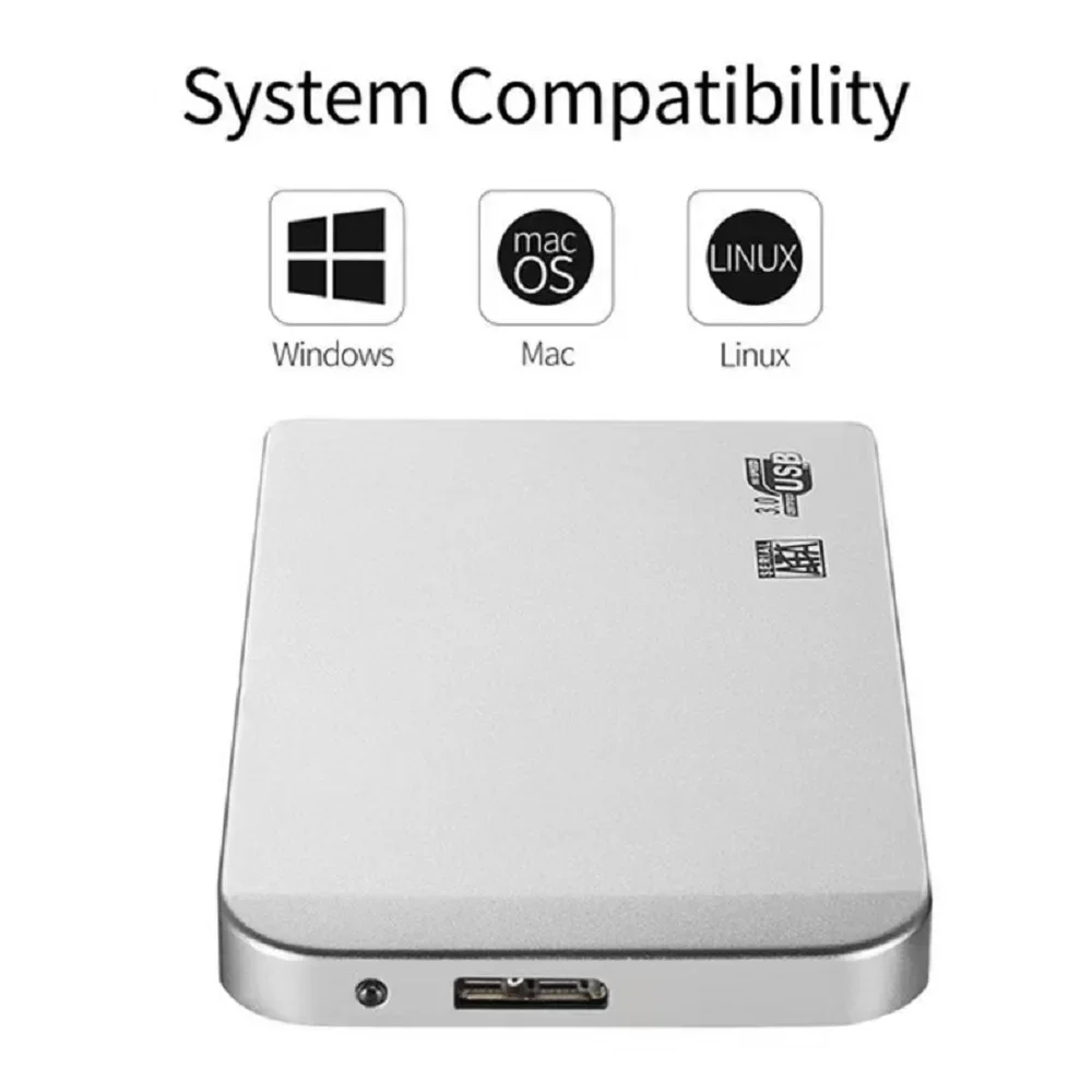 High Speed Portable SSD 1TB 2TB External USB Hard Disk Solid State Drive Mobile Mass Storage for Xiaomi for Laptop Phone
