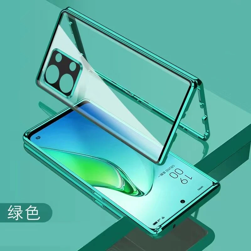 Custodia Magnetica 360° HFICY Per OnePlus Nord 3 5G – Cover Bifacciale In Vetro Temperato