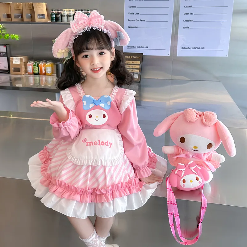 Sanrioed My Melody vestidos de princesa Lolita para ni os ropa de Anime sanrioed-my-melody-vestidos-de-princesa-lolita-para-ni-os-ropa-de-anime