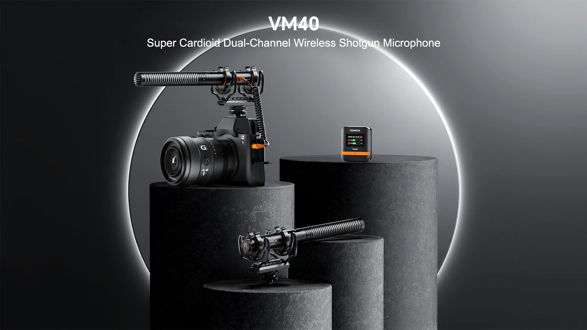 【新品未開封】Comica VM40 ワイヤレス ショットガン マイク Amazon | ワイヤレスマイクcomica VM40 ガンマイク【32BIT、32G