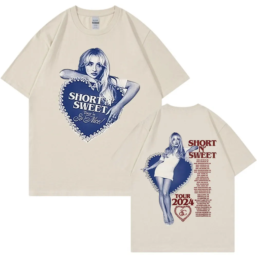 Sabrina Carpenter Short N' Sweet Tour 2024 Graphic T Shirt Men's
