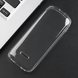 Luxury Transparent Soft TPU Silicone Back Cover, Clear Case for Nokia 106 4G (2023) (Clear)