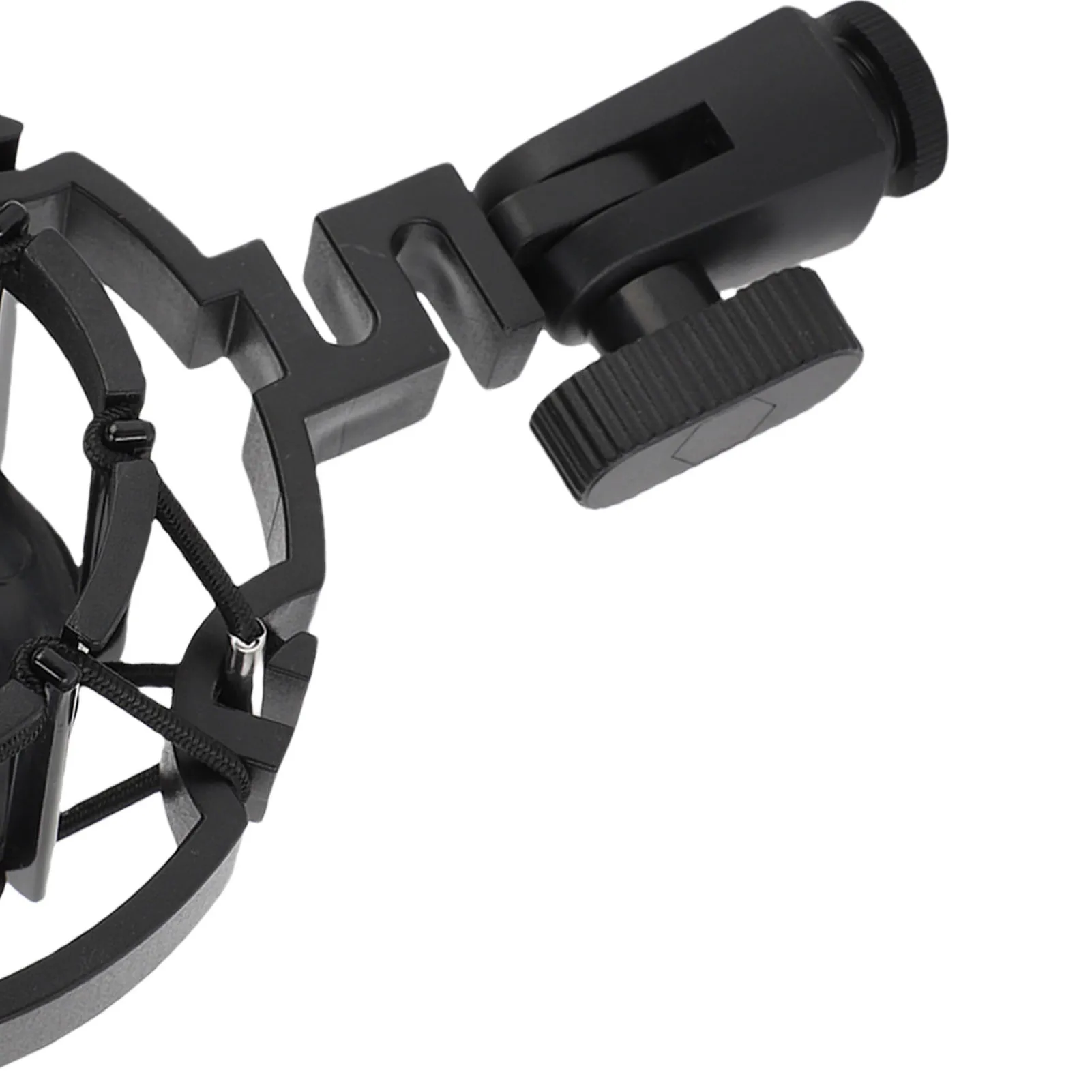 쇼크 마운트 마이크 홀더 안정적인 녹음 경량 공간 절약 소음 감소 견고한 ABS 쇼크 마운트 녹음에 노력 절약을 위한 설계