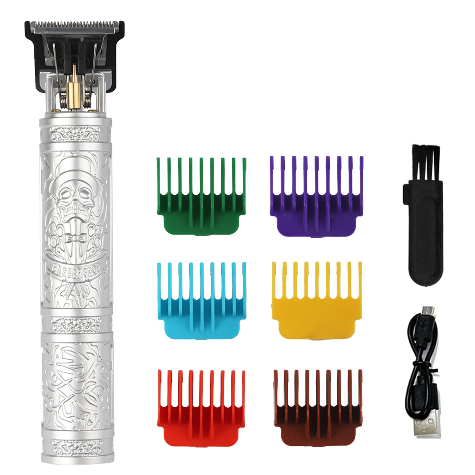 

Electric Hair Clipper Hair Trimmer Engraving Shaver Body with Limited Combs Cordless Pubic Hair Trimmer