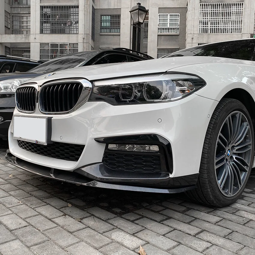 BMW 앞 범퍼 립 스포일러 스플리터 디퓨저 커버, G30 G31 M-Sport, BMW 5 시리즈 525i 530i 2017 2018 2019 2020 가드 바디 키트