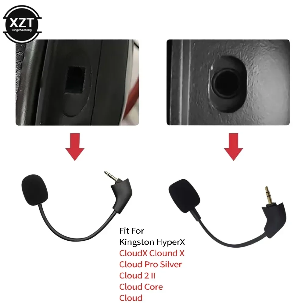 Headsets Microphone for Kingston HyperX Cloud Alpha S 2 II X Core Pro Cloud Flight Cloud9 Edition Gaming Headphones Mic Earpads