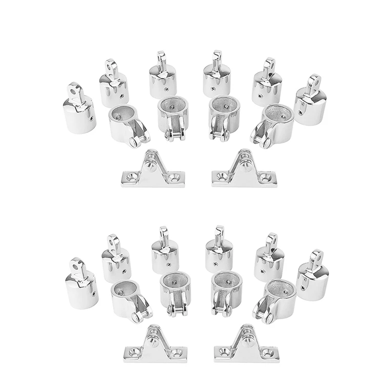 

12 Pcs Universal Gable Slip Cap Slip Set Set Yacht Roof Awning Mounting Bracket Accessories