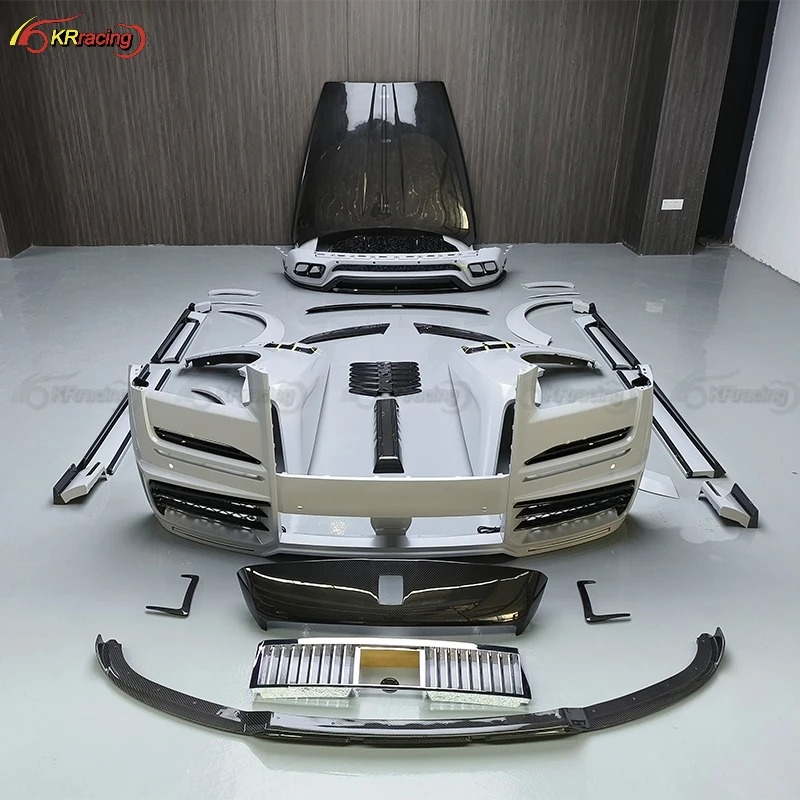 Cladding Car Kit MSY Style Dry Half Carbon Fiber Car Body Kit With Hood For Rolls Royce ...