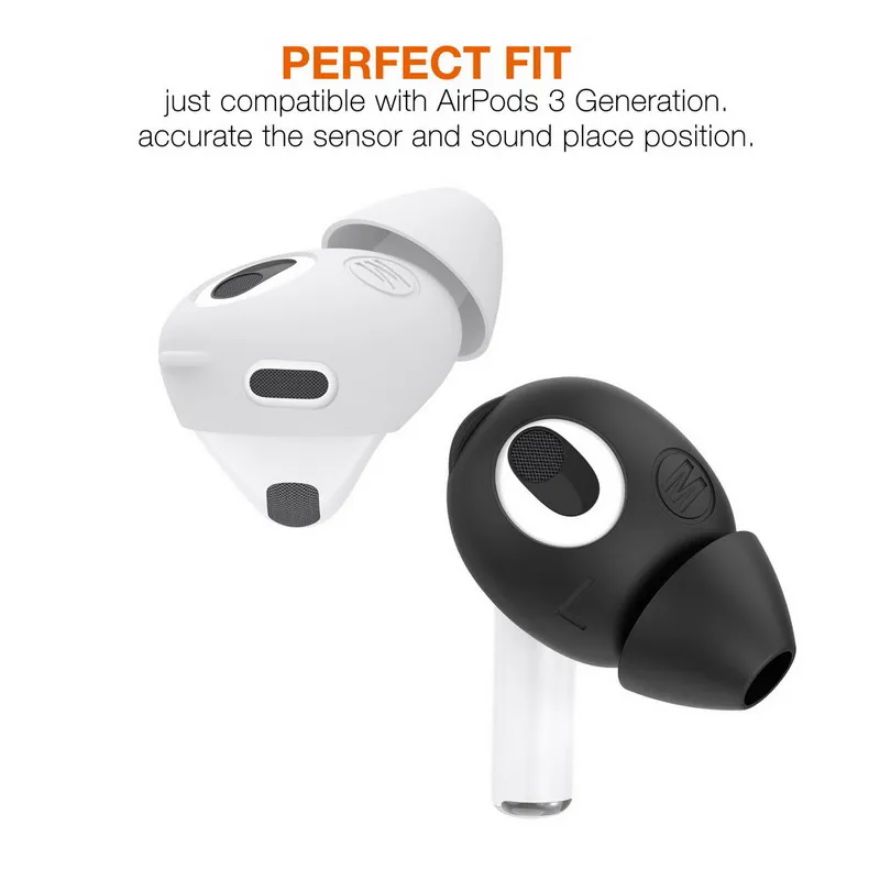 Silicone Eartips for AirPods 3rd Generation Ear Tips Grip Earbuds