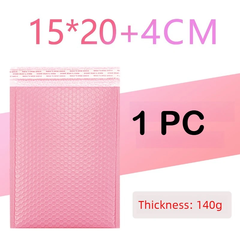 100/1 PCS Pink Poly Bubble Mailers Padded Envelopes Self Seal Padded Envelopes Gift Bags Packaging Envelope School Supplies